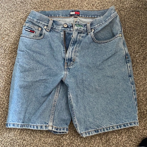 Tommy Hilfiger Shorts Vintage Mens Tommy Hilfiger Jean Shorts